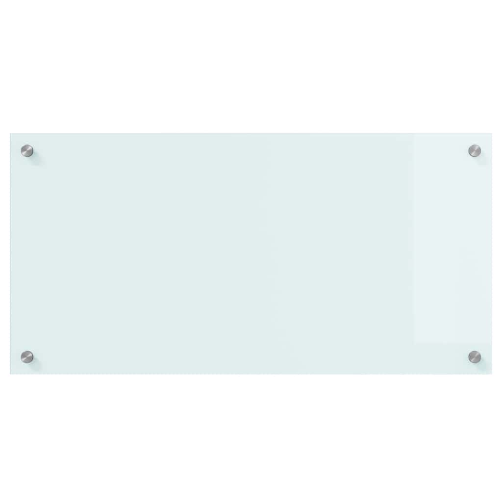 vidaXL Panel kuchenny Mleko 80 x 40 cm szkło hartowane