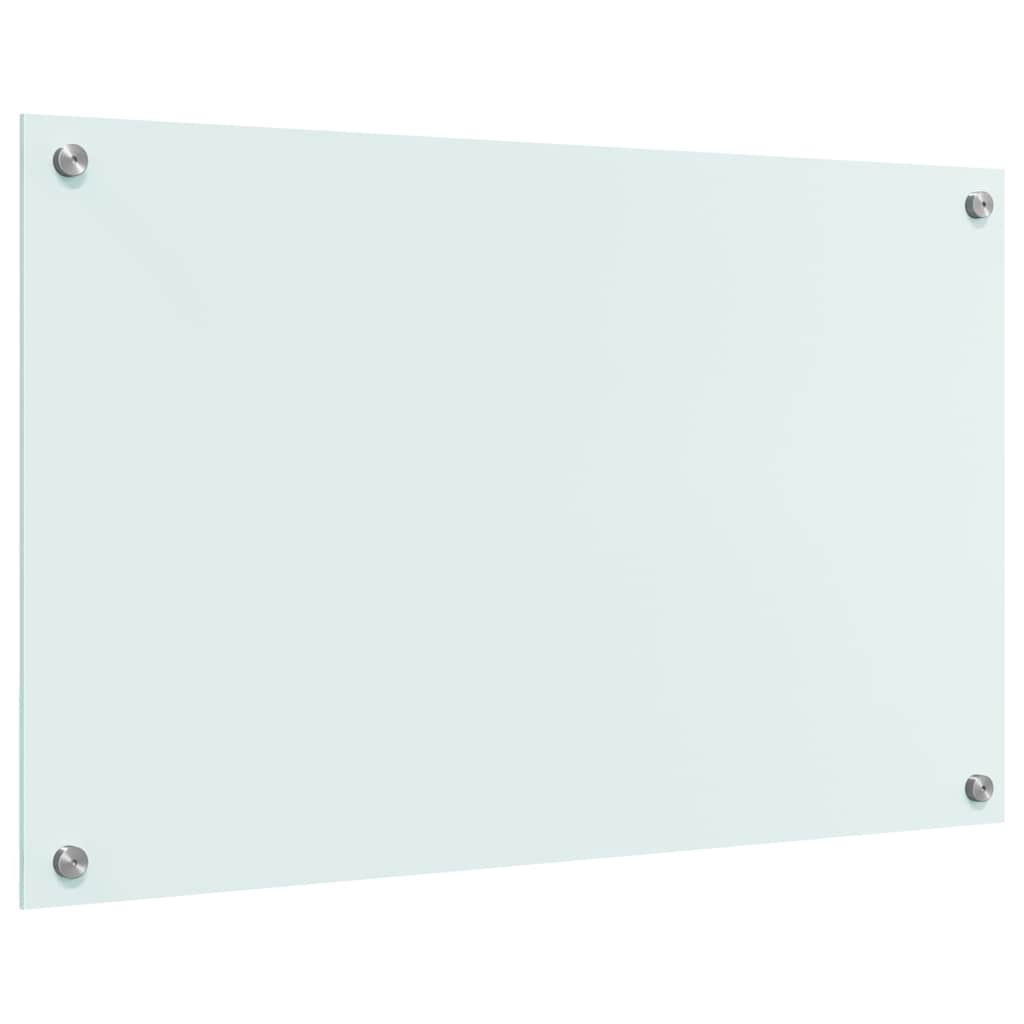 vidaXL Panel kuchenny Mleko 80 x 50 cm szkło hartowane