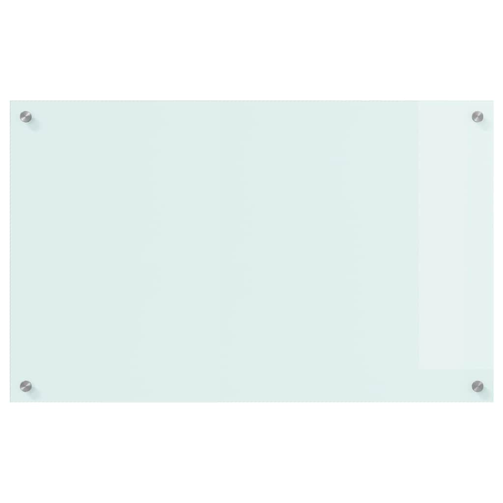 vidaXL Panel kuchenny Mleko 80 x 50 cm szkło hartowane