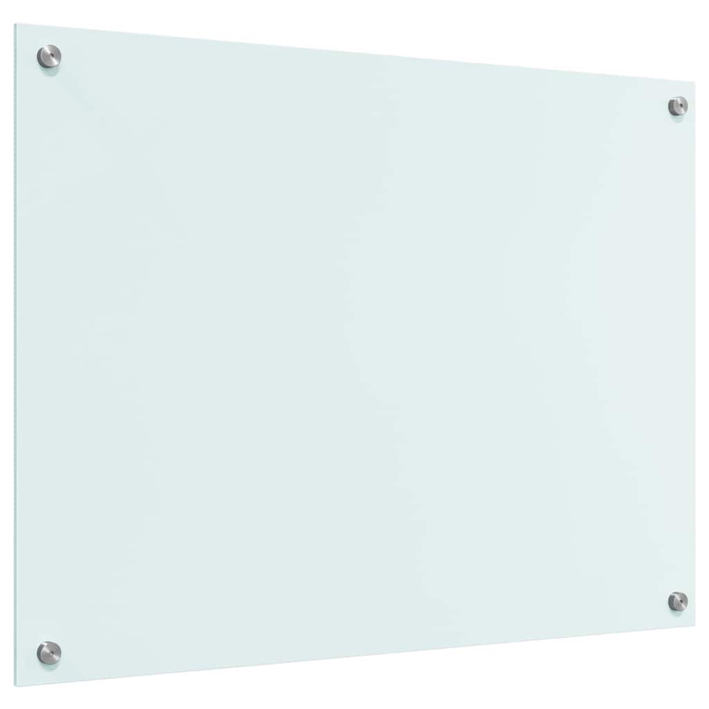 vidaXL Panel kuchenny Mleko 80 x 60 cm szkło hartowane