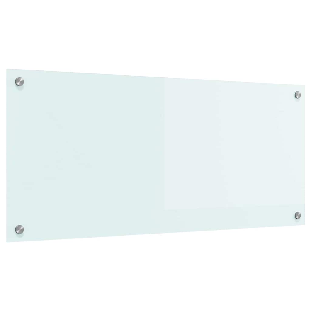 vidaXL Panel kuchenny Mleko 90 x 40 cm szkło hartowane
