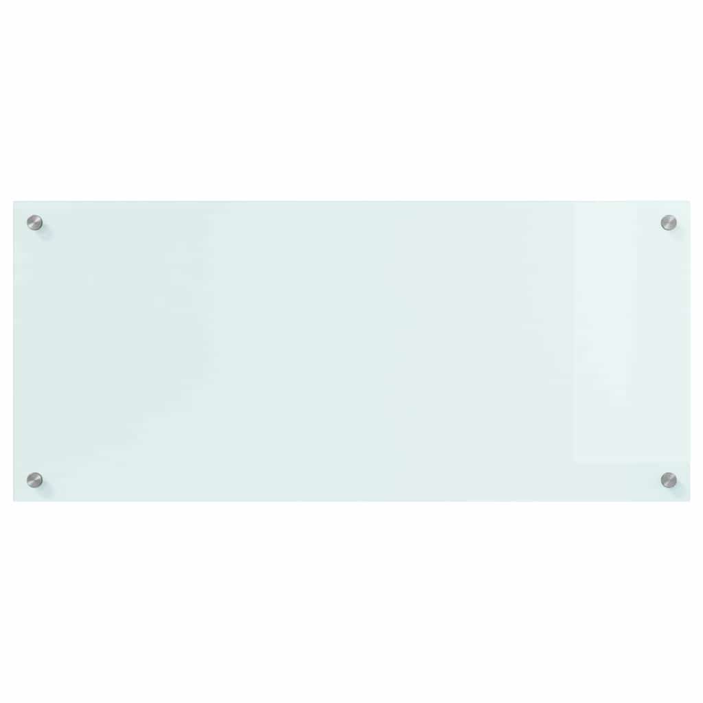 vidaXL Panel kuchenny Mleko 90 x 40 cm szkło hartowane