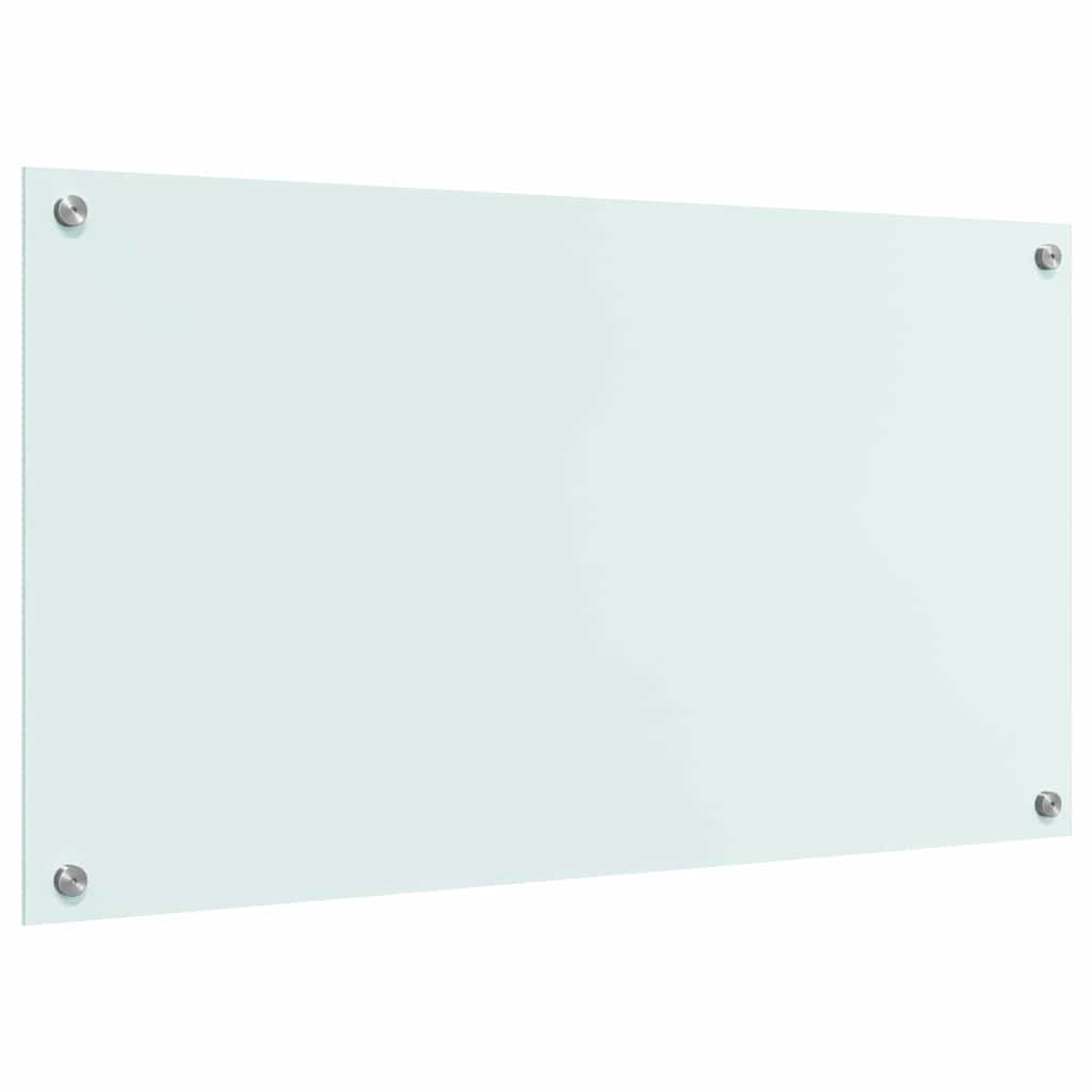 vidaXL Panel kuchenny Mleko 90 x 50 cm szkło hartowane
