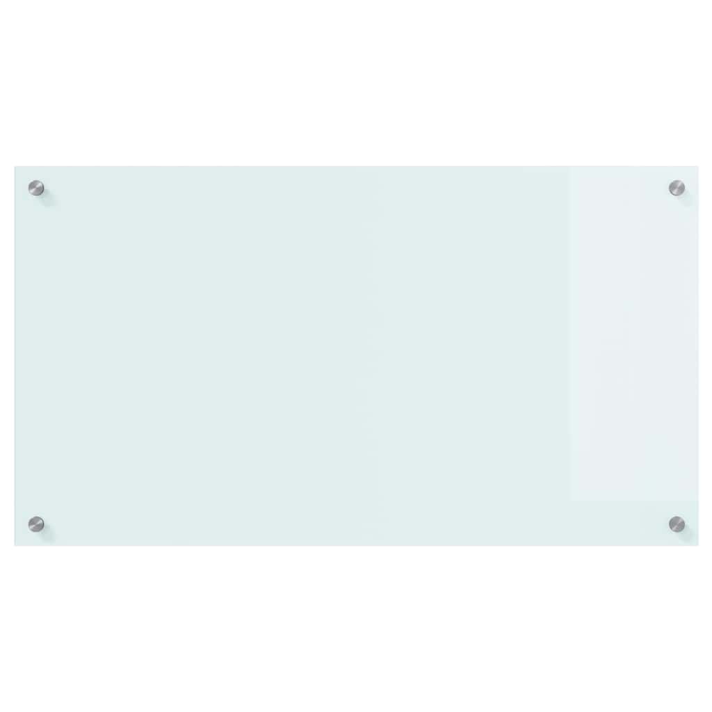 vidaXL Panel kuchenny Mleko 90 x 50 cm szkło hartowane