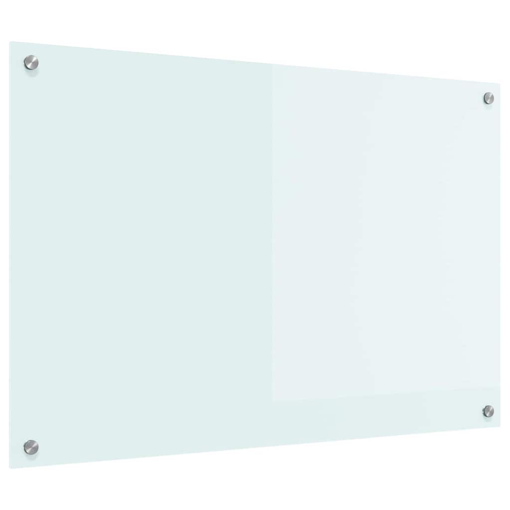 vidaXL Panel kuchenny Mleko 90 x 60 cm szkło hartowane