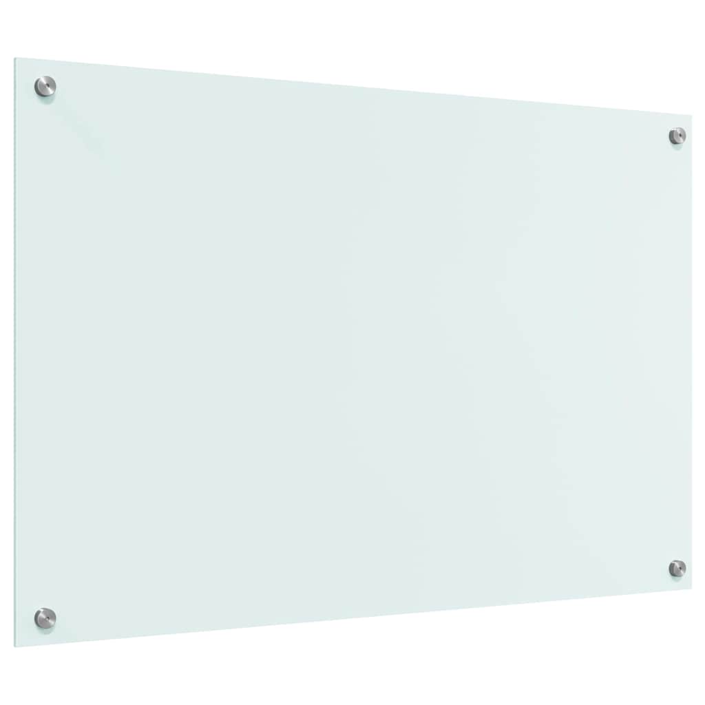 vidaXL Panel kuchenny Mleko 90 x 60 cm szkło hartowane