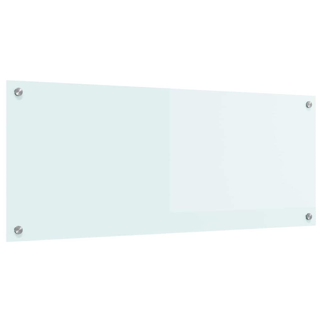 vidaXL Panel kuchenny Mleko 100 x 40 cm szkło hartowane
