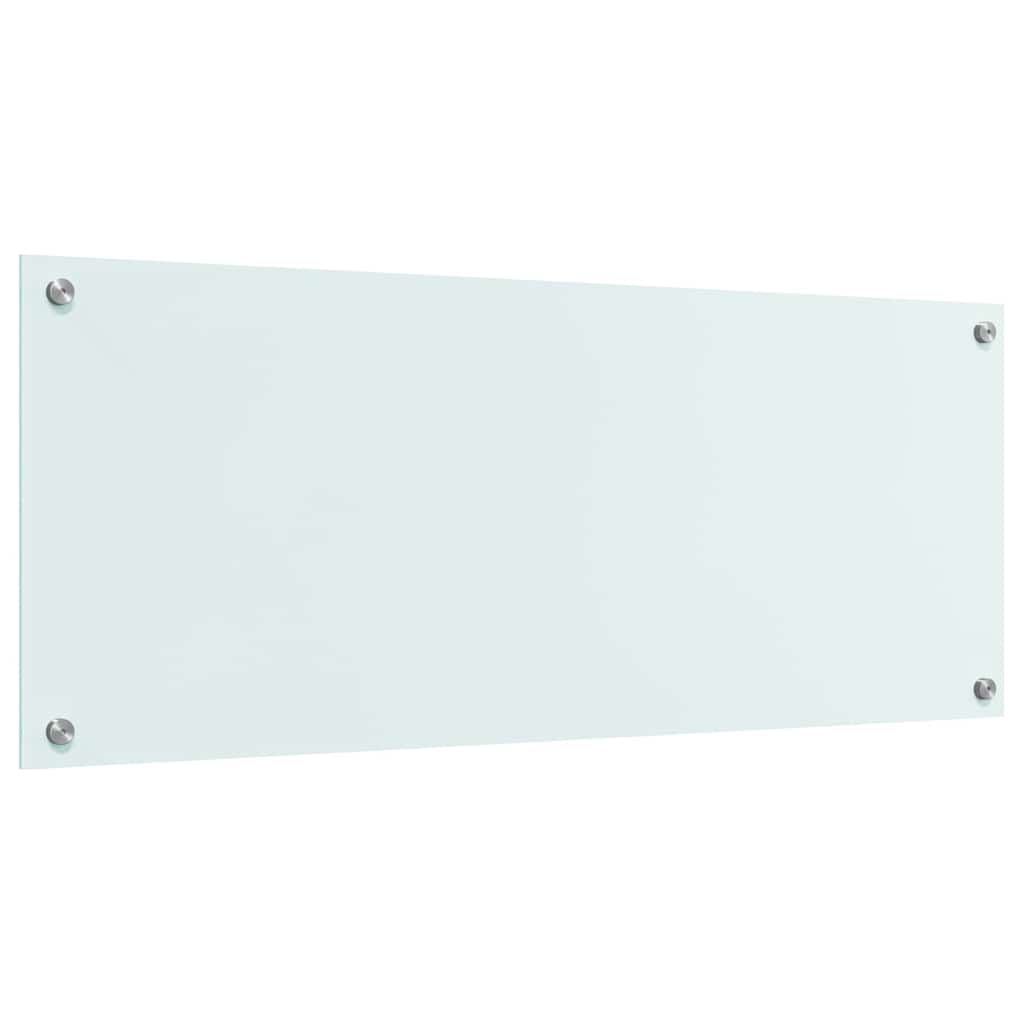 vidaXL Panel kuchenny Mleko 100 x 40 cm szkło hartowane
