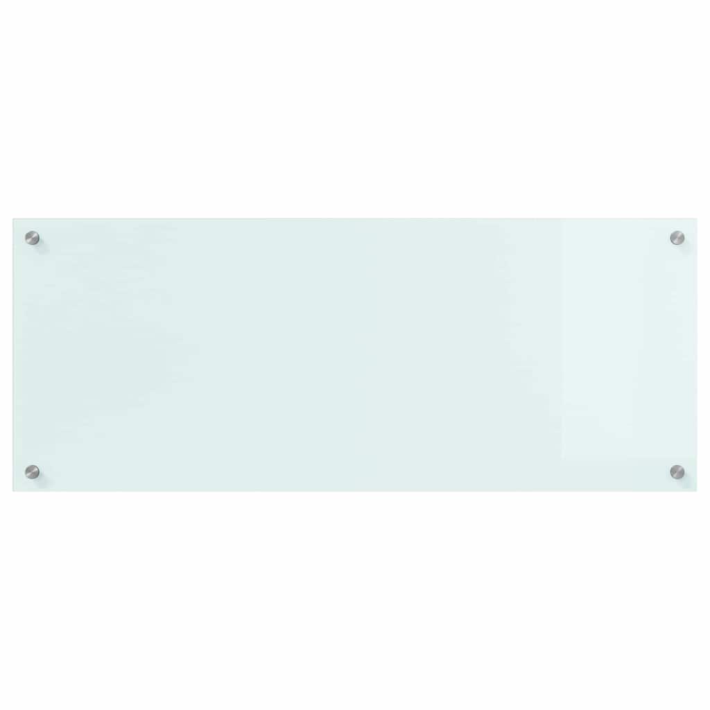 vidaXL Panel kuchenny Mleko 100 x 40 cm szkło hartowane