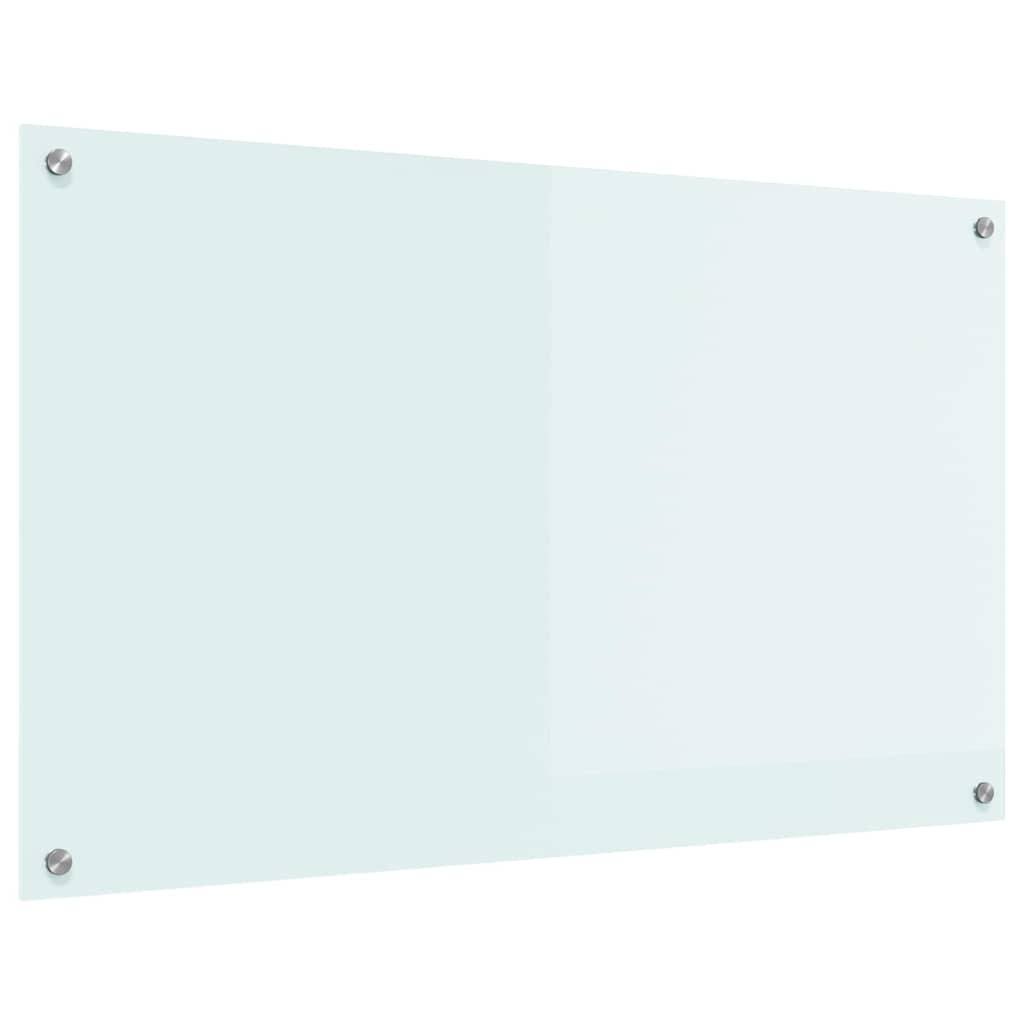 vidaXL Panel kuchenny Mleko 100 x 60 cm szkło hartowane