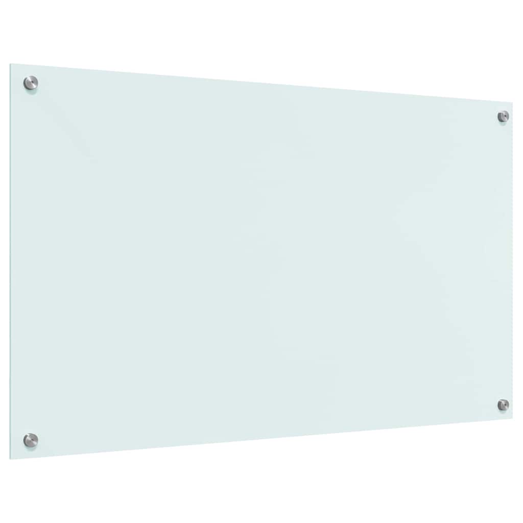 vidaXL Panel kuchenny Mleko 100 x 60 cm szkło hartowane