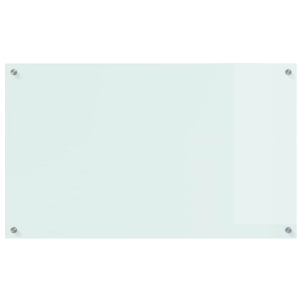 vidaXL Panel kuchenny Mleko 100 x 60 cm szkło hartowane