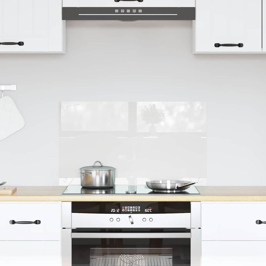 vidaXL Panel kuchenny przezroczysty 70 x 40 cm szkło hartowane