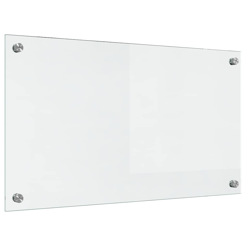 vidaXL Panel kuchenny przezroczysty 70 x 40 cm szkło hartowane