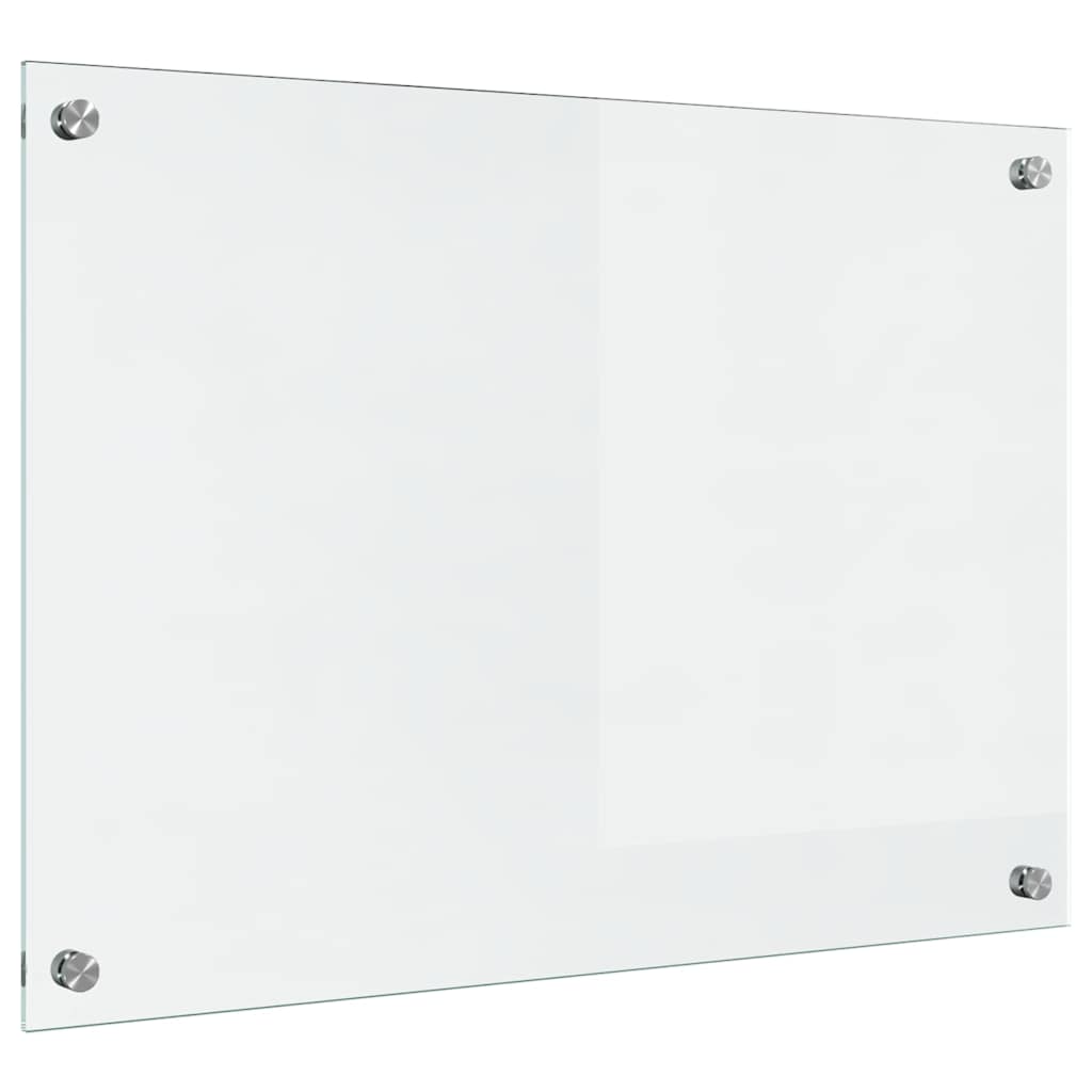 vidaXL Panel kuchenny przezroczysty 70 x 50 cm szkło hartowane