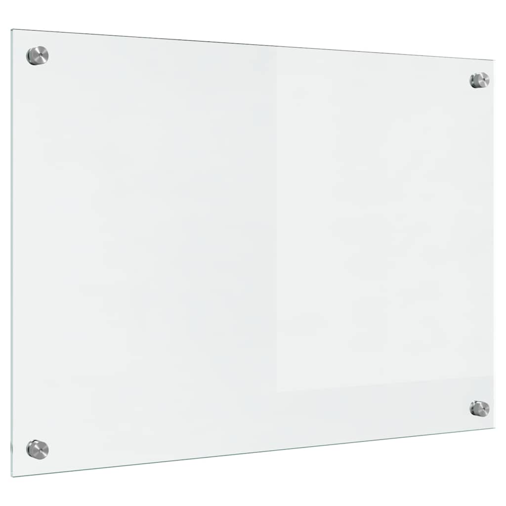 vidaXL Panel kuchenny przezroczysty 70 x 50 cm szkło hartowane