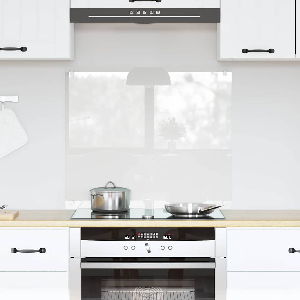 vidaXL Panel kuchenny przezroczysty 70 x 60 cm szkło hartowane