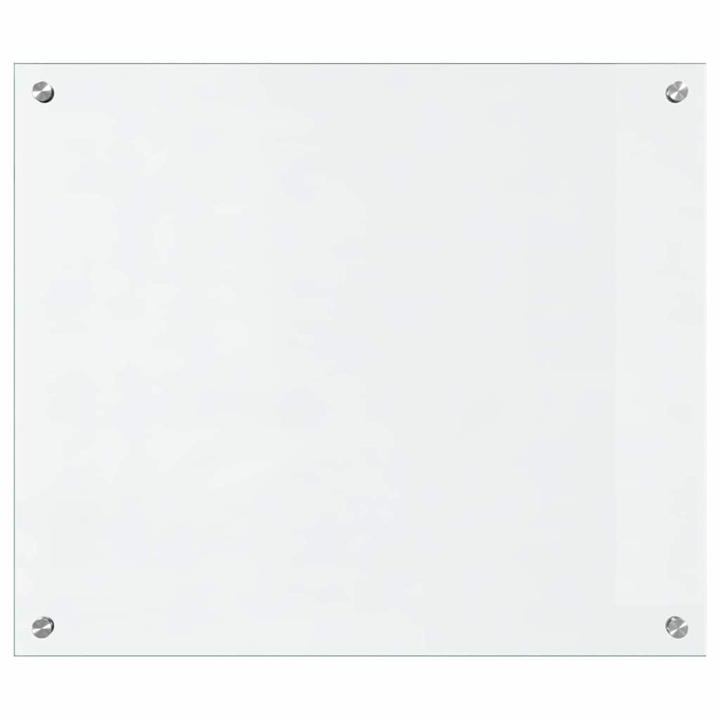 vidaXL Panel kuchenny przezroczysty 70 x 60 cm szkło hartowane