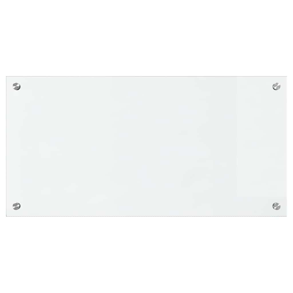 vidaXL Panel kuchenny przezroczysty 80 x 40 cm szkło hartowane