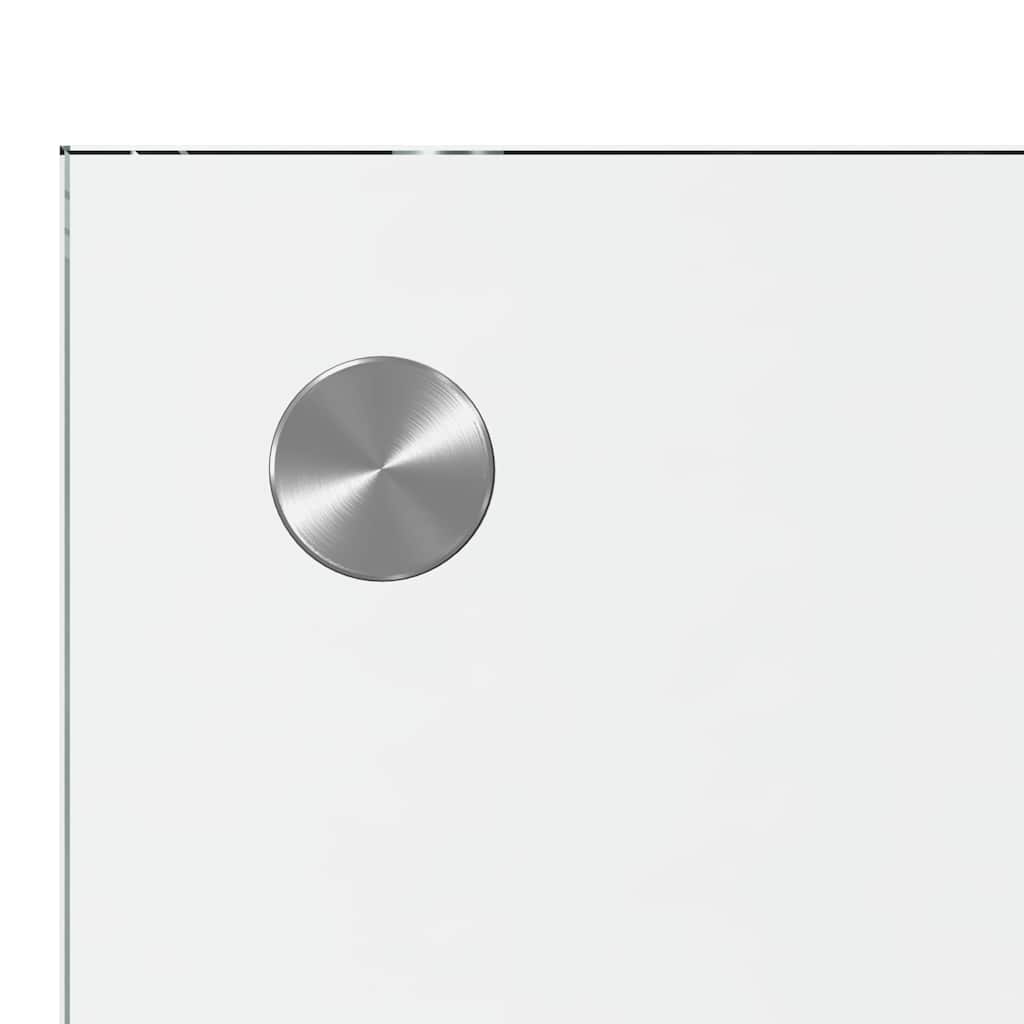 vidaXL Panel kuchenny przezroczysty 80 x 50 cm szkło hartowane