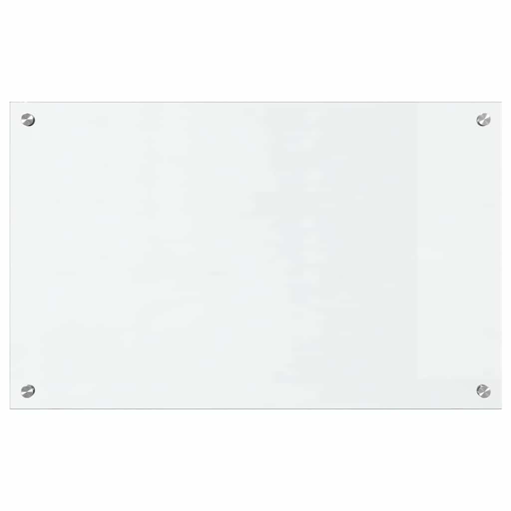 vidaXL Panel kuchenny przezroczysty 80 x 50 cm szkło hartowane