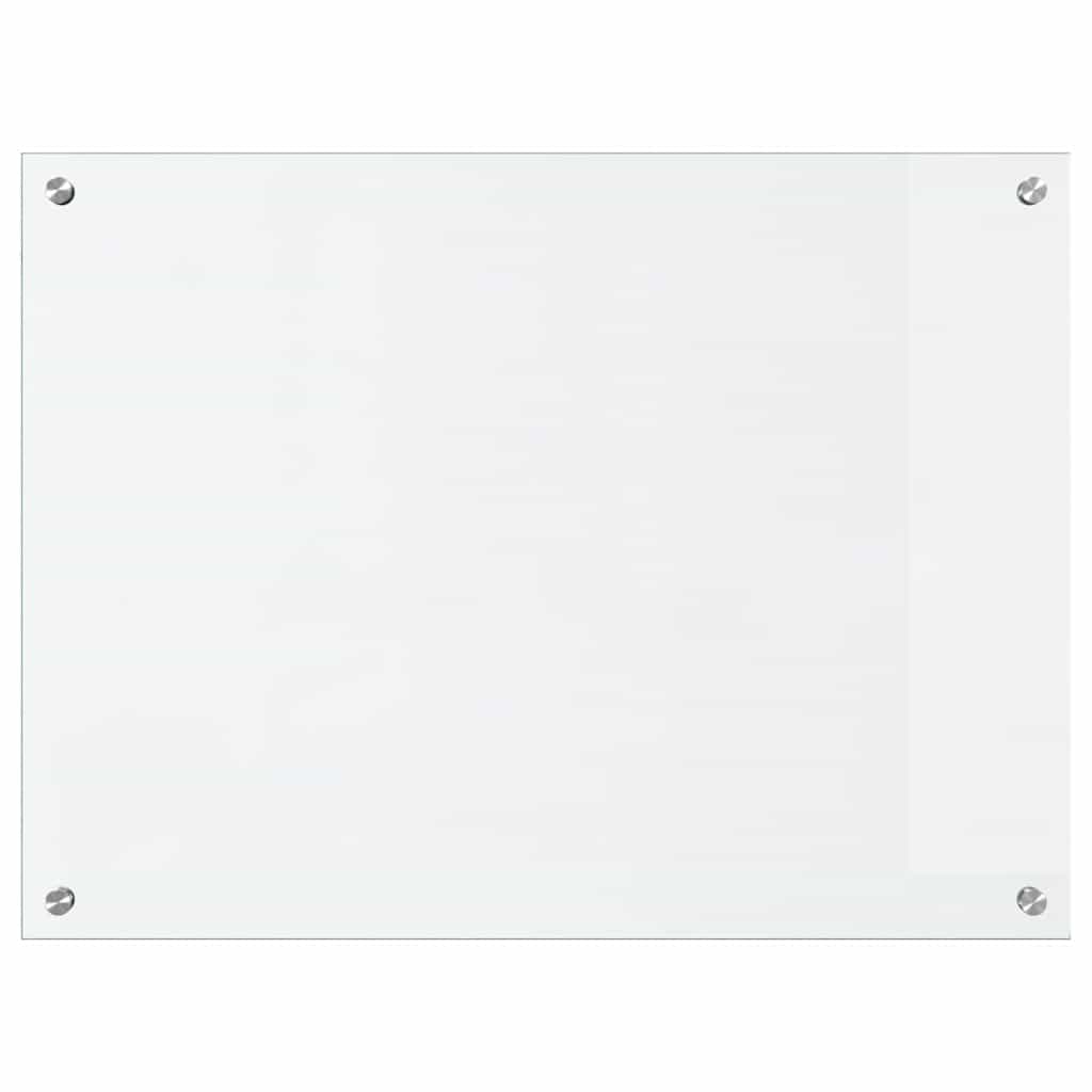 vidaXL Panel kuchenny przezroczysty 80 x 60 cm szkło hartowane
