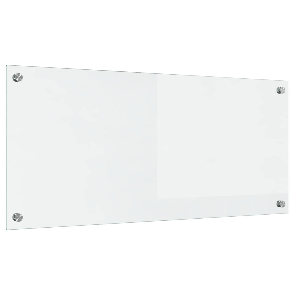 vidaXL Panel kuchenny przezroczysty 90 x 40 cm szkło hartowane
