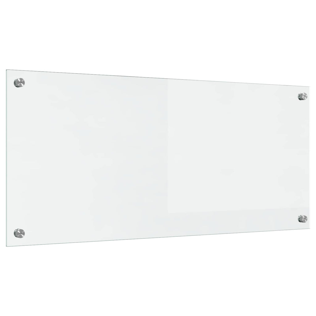 vidaXL Panel kuchenny przezroczysty 90 x 40 cm szkło hartowane