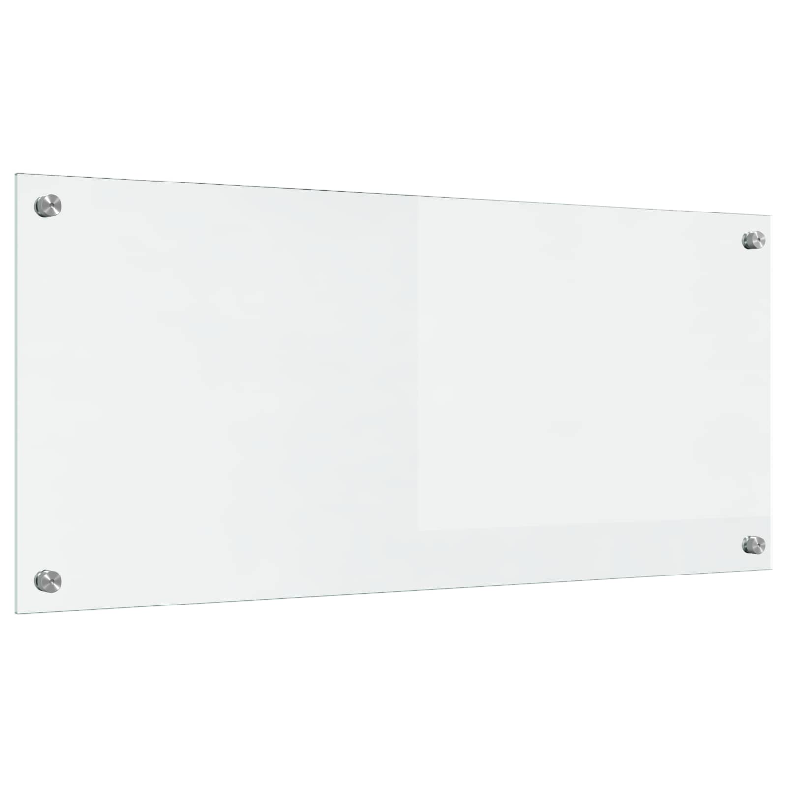 vidaXL Panel kuchenny przezroczysty 90 x 40 cm szkło hartowane