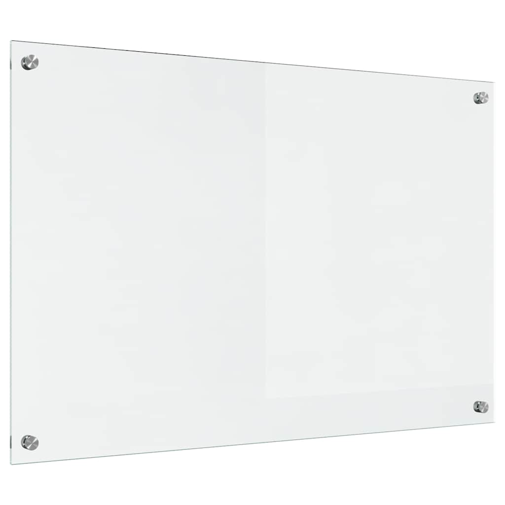 vidaXL Panel kuchenny przezroczysty 90 x 60 cm szkło hartowane