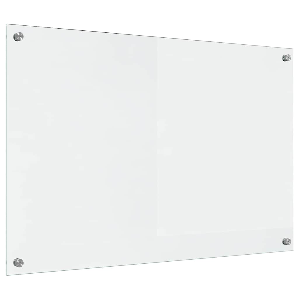 vidaXL Panel kuchenny przezroczysty 90 x 60 cm szkło hartowane
