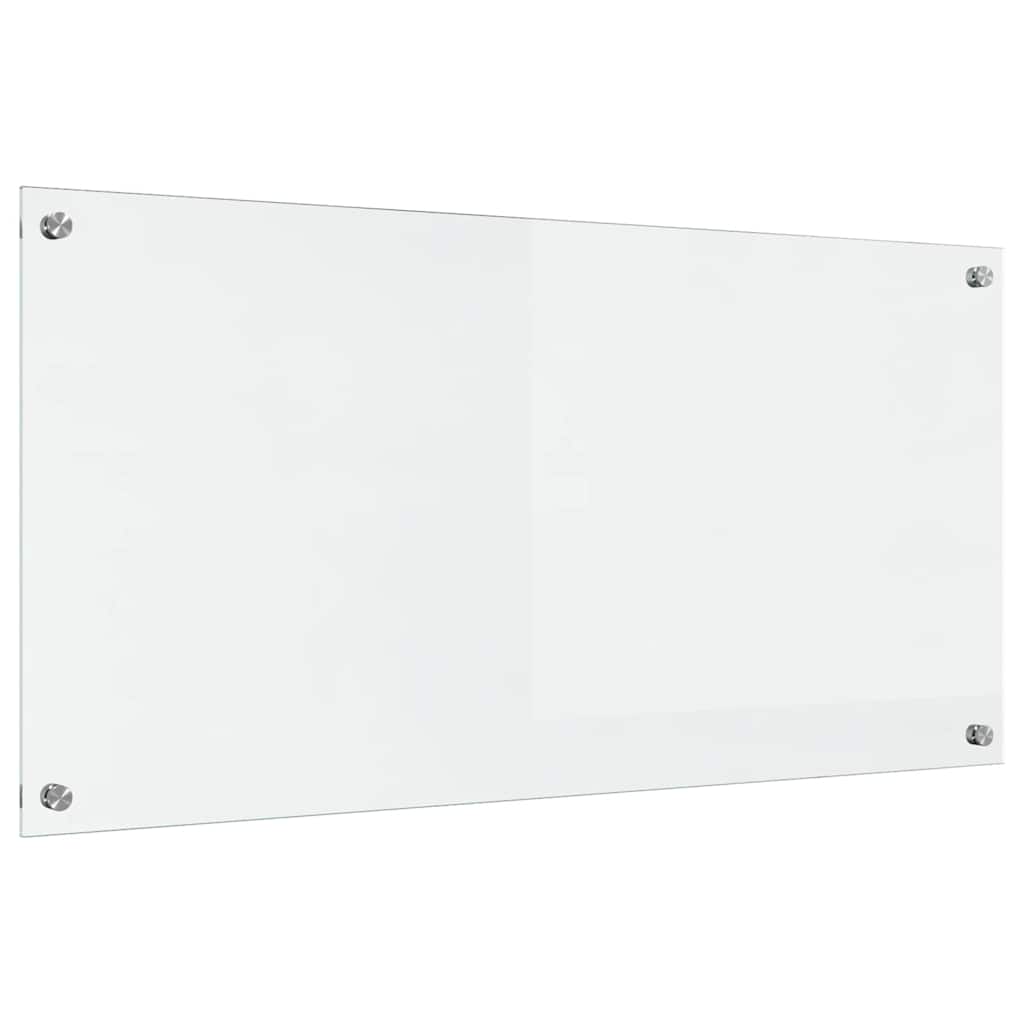 vidaXL Panel kuchenny przezroczysty 100 x 50 cm szkło hartowane
