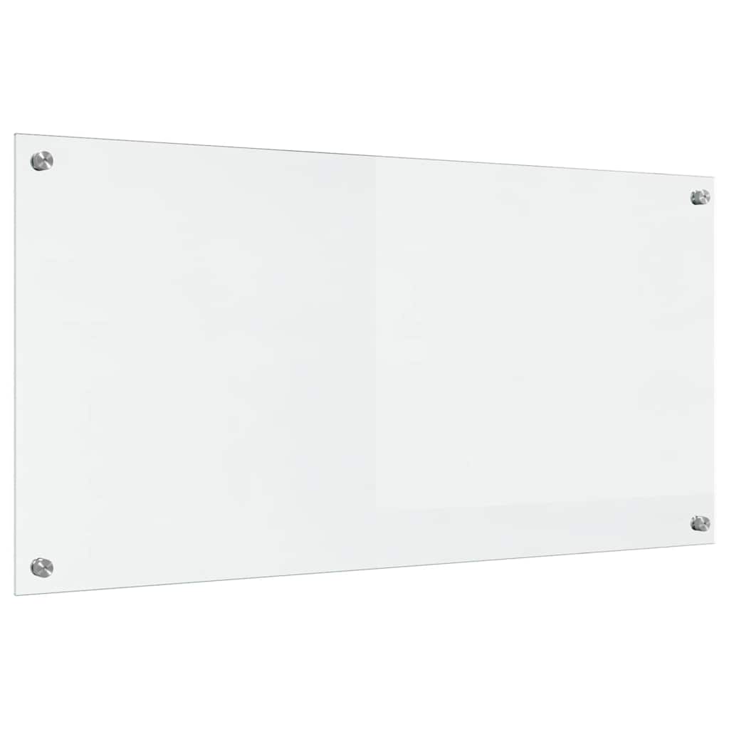 vidaXL Panel kuchenny przezroczysty 100 x 50 cm szkło hartowane