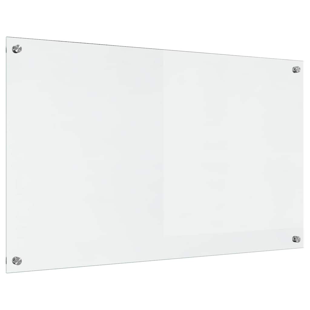 vidaXL Panel kuchenny przezroczysty 100 x 60 cm szkło hartowane