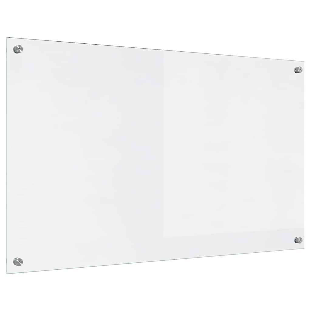 vidaXL Panel kuchenny przezroczysty 100 x 60 cm szkło hartowane