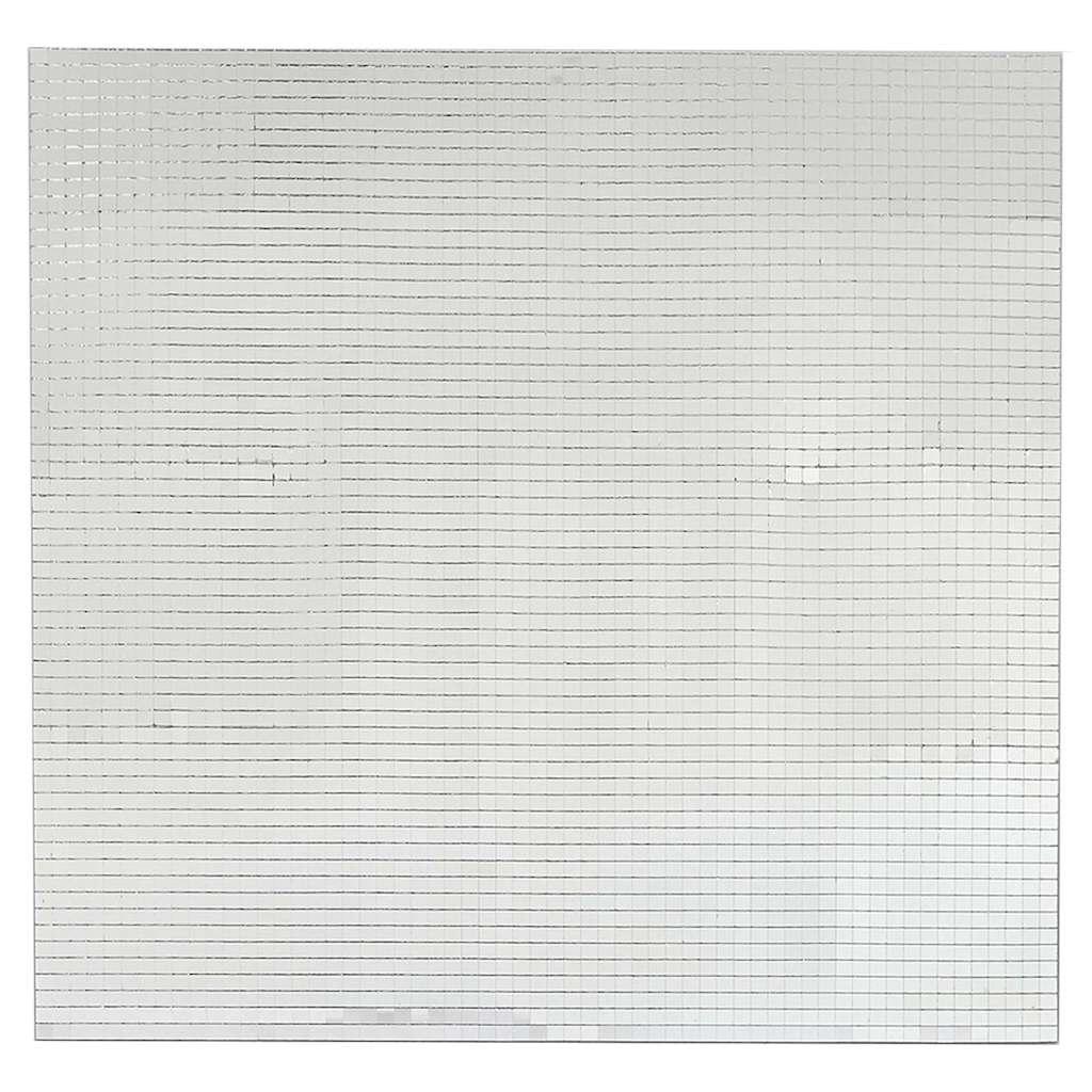 vidaXL Lustro Mozaikowe Geometryczny 3 pcs Srebrny 30 x 30 cm Szkło