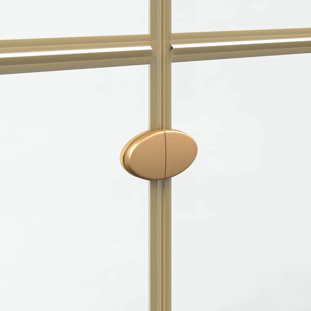 vidaXL Ściana prysznicowa Walk-In złoty 70 x 6,5 x 190 cm