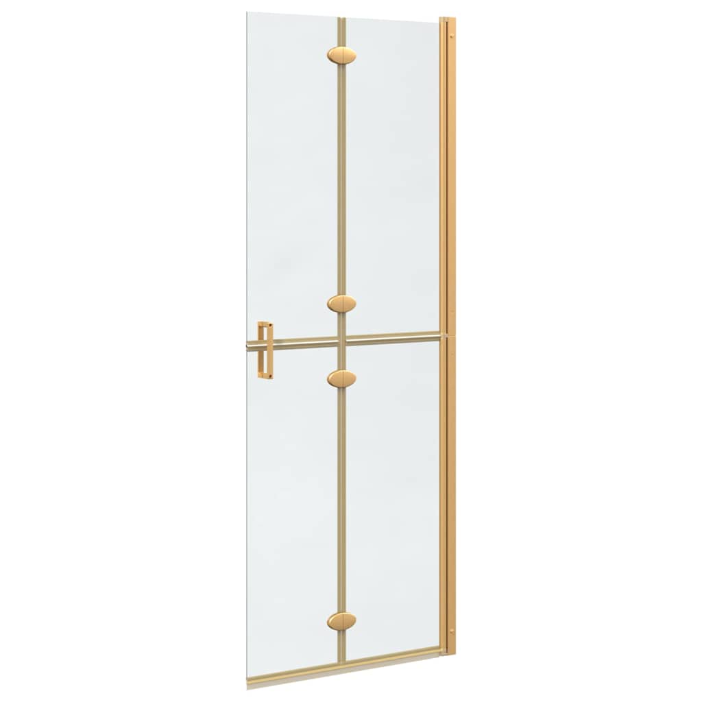 vidaXL Ściana prysznicowa Walk-In złoty 70 x 6,5 x 190 cm