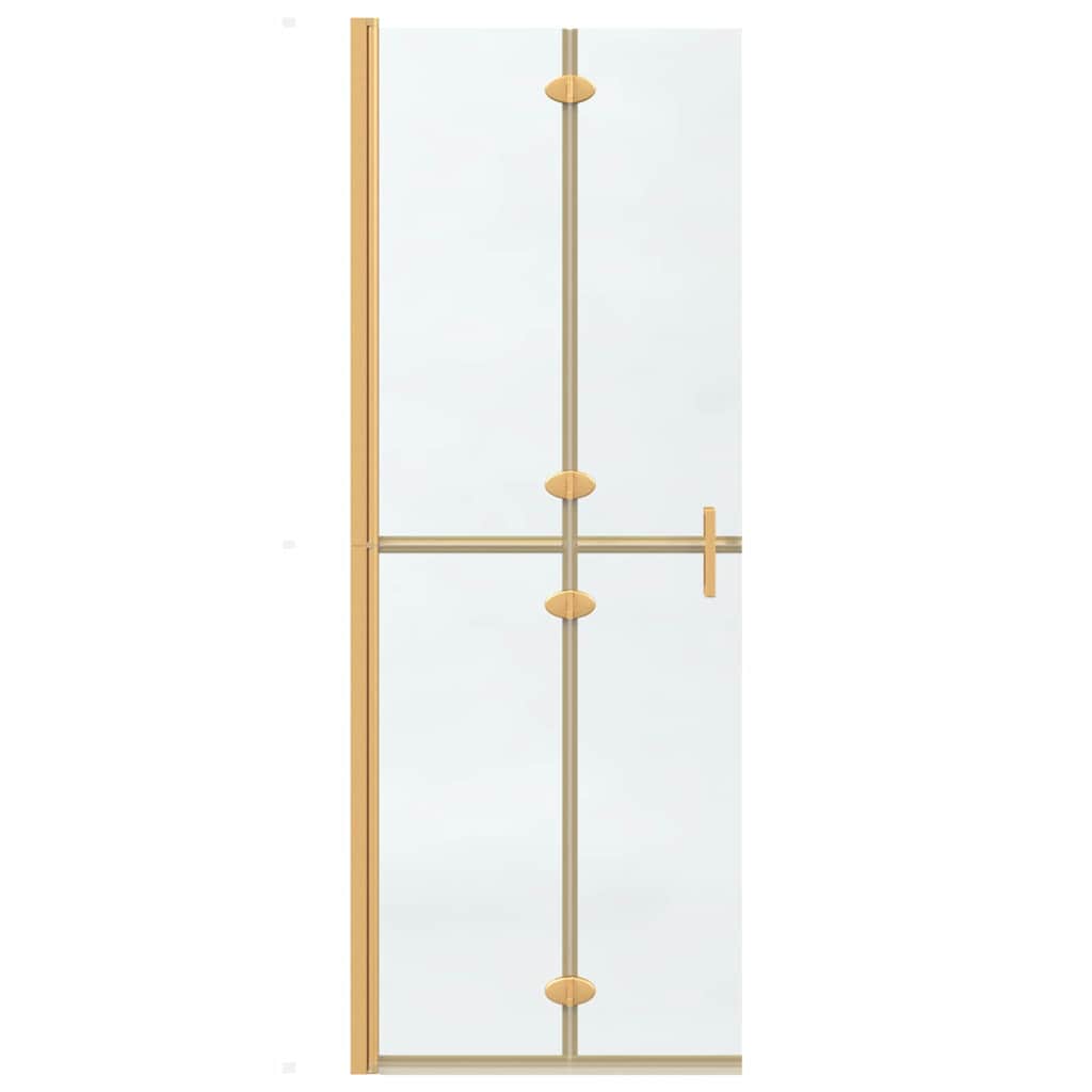 vidaXL Ściana prysznicowa Walk-In złoty 70 x 6,5 x 190 cm