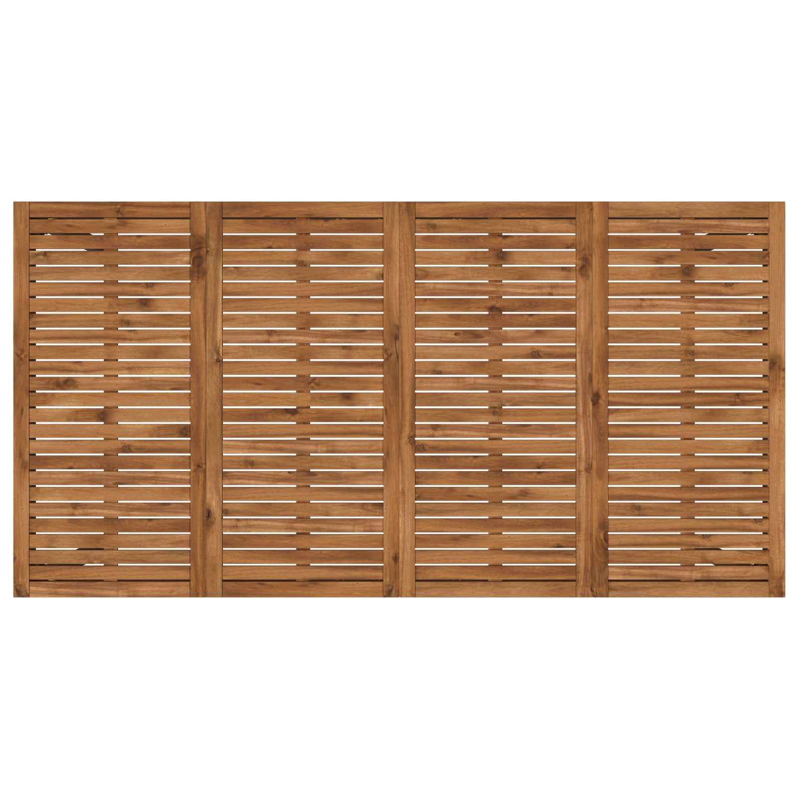vidaXL Stół barowy ogrodowy Naturalny i czarny 196 x 100,5 x 105 cm