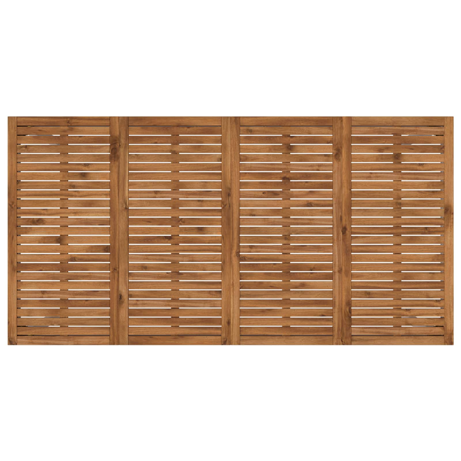 vidaXL Stół barowy ogrodowy Naturalne i białe 196 x 100,5 x 105 cm