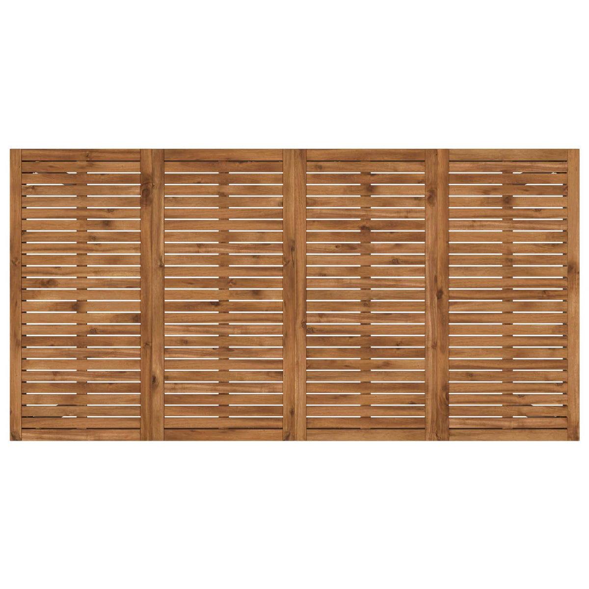 vidaXL Stół barowy ogrodowy Naturalny i kawowy 196 x 100,5 x 105 cm