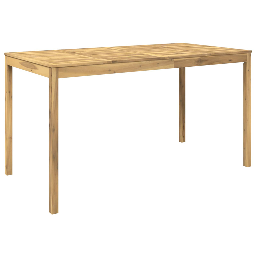 vidaXL Stół barowy ogrodowy Biały 196 x 100 x 105 cm