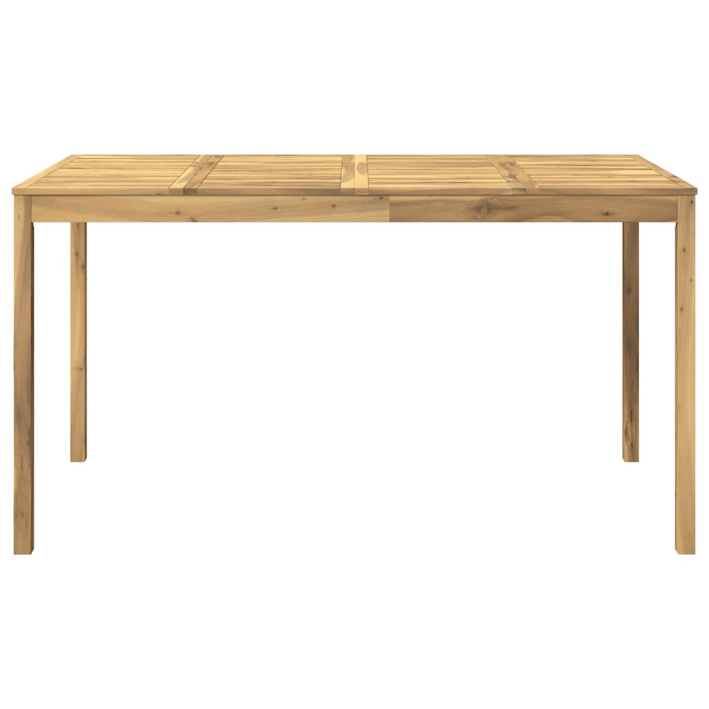 vidaXL Stół barowy ogrodowy Biały 196 x 100 x 105 cm