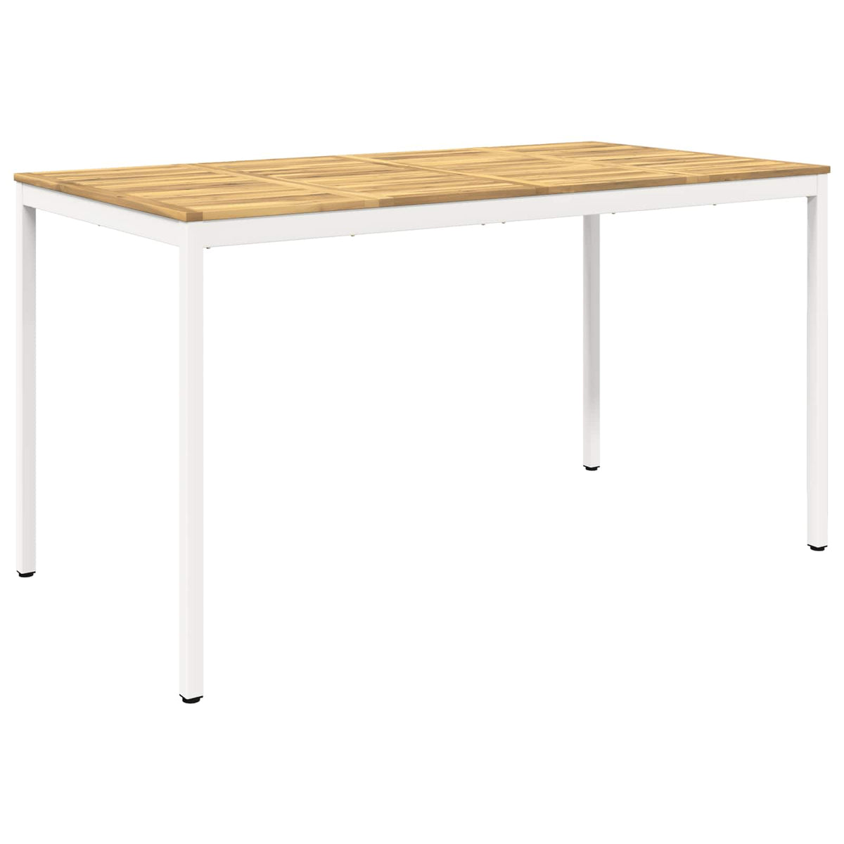 vidaXL Stół barowy ogrodowy Biały 196 x 100,5 x 105 cm