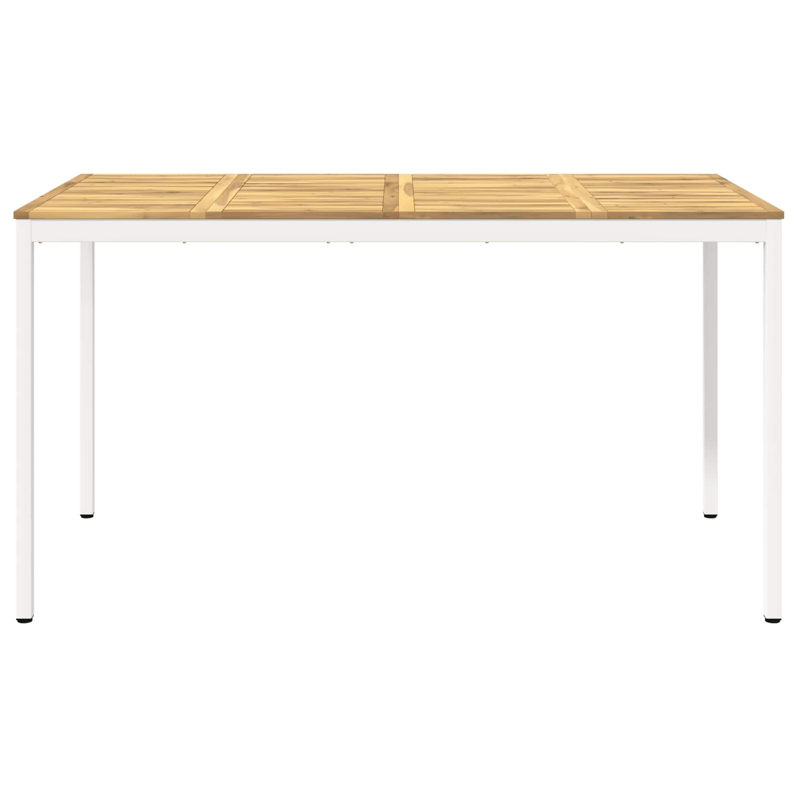 vidaXL Stół barowy ogrodowy Biały 196 x 100,5 x 105 cm