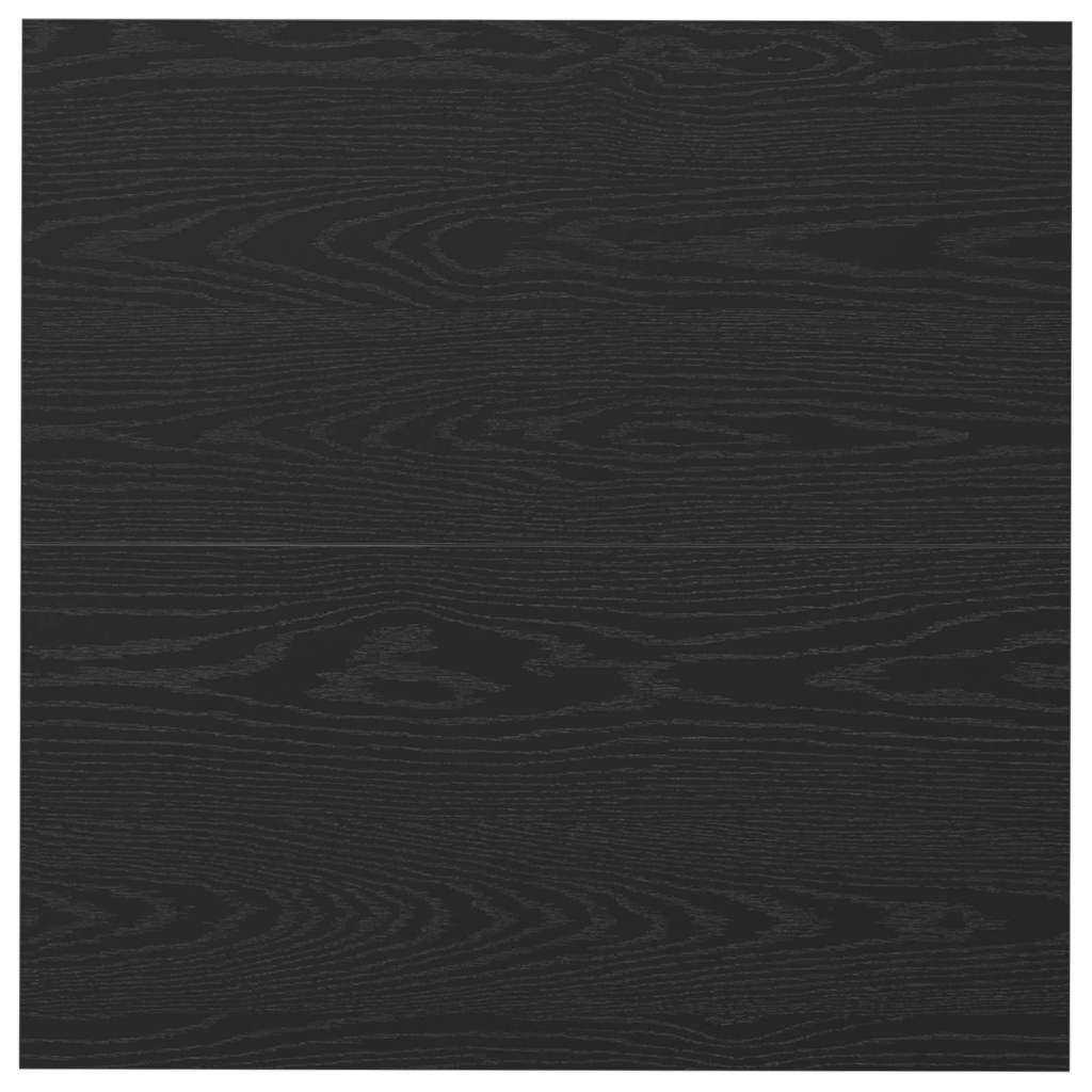 vidaXL Stolik kawowy Czarny dąb 80 x 80 x 40 cm
