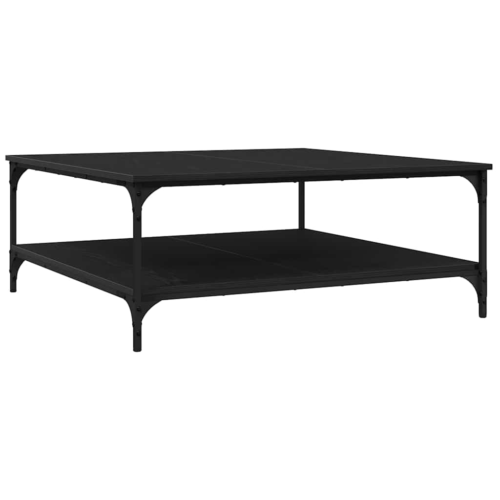 vidaXL Stolik kawowy Czarny dąb 100 x 100 x 40 cm