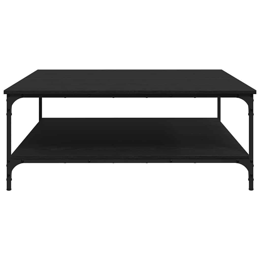 vidaXL Stolik kawowy Czarny dąb 100 x 100 x 40 cm