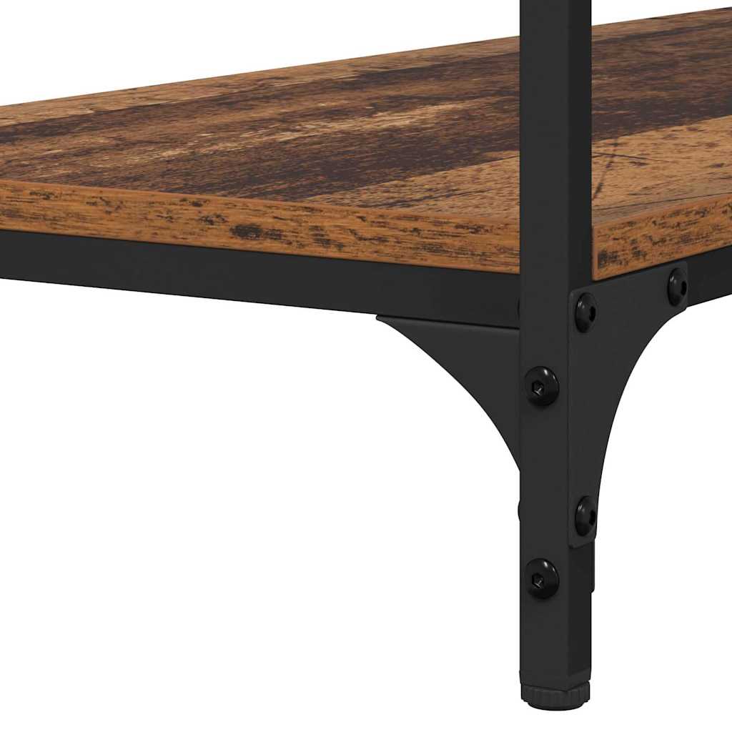 vidaXL Konsola Stare drewno 100 x 34.5 x 75 cm Materiał drewnopochodny